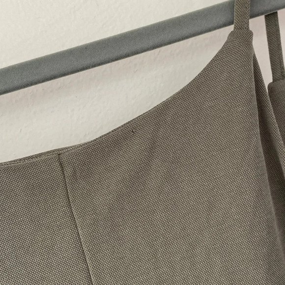 Joie, Strappy Cami Asymmetrical Midi Swing Dress, Olive, Green, Army Green - Picture 7 of 9